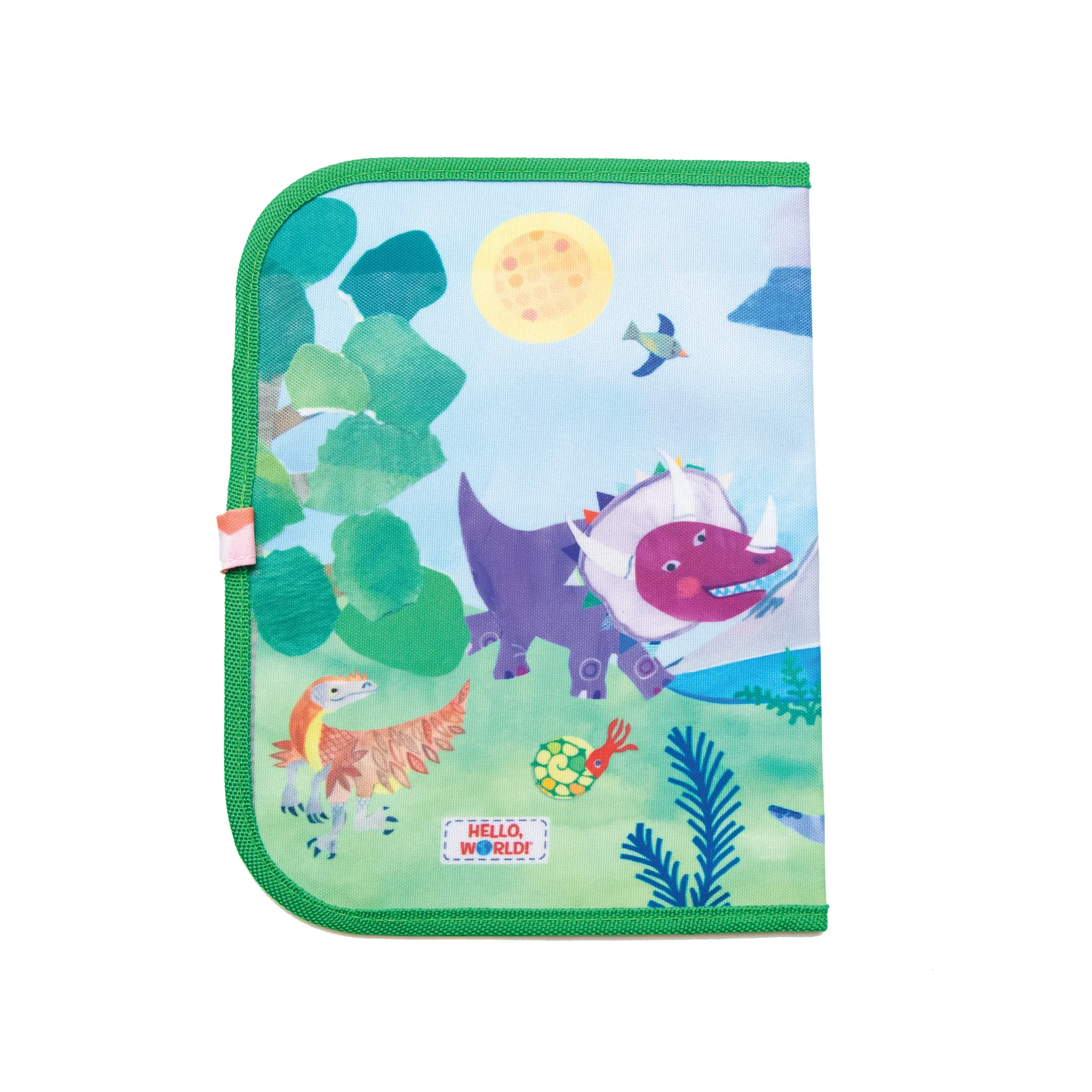 Dinosaur Dry Erase Wipe Fold   Go Place Mat and Chalk Mat