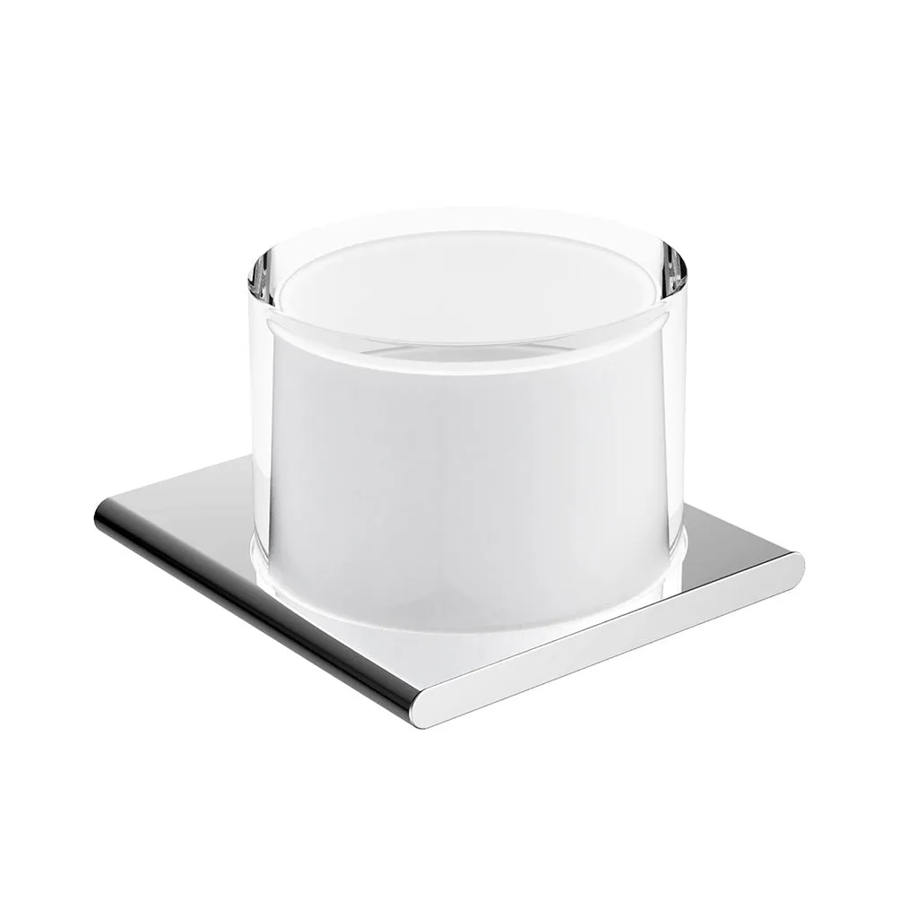 Edition 400 Soap Dispenser - Wall Mount - 5" Brass/Glass/Polished Chrome