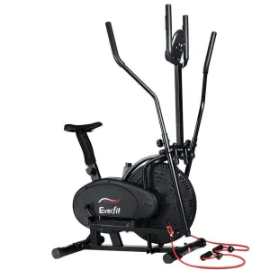 EFit Exercise Bike 5 in 1 Elliptical Cross Trainer Home Gym Indoor Cardio- ONLINE ONLY