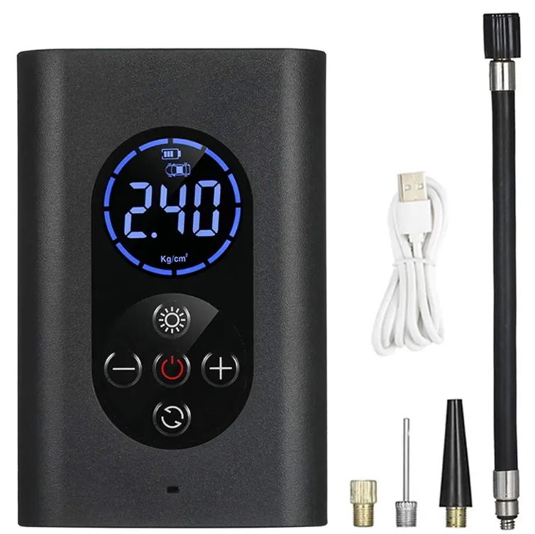 Electric Air Pump Compressor Mini Portable Wireless Rechargeable Air Pump For Tire