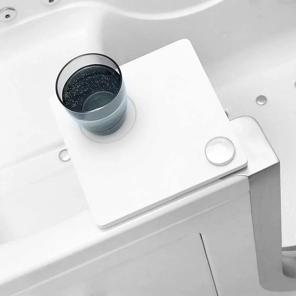 Ella's Bubbles H3108 Elite Hydro Massage Acrylic Walk-In Bathtub, Inward Swing Door, Thermostatic Control Faucet, White