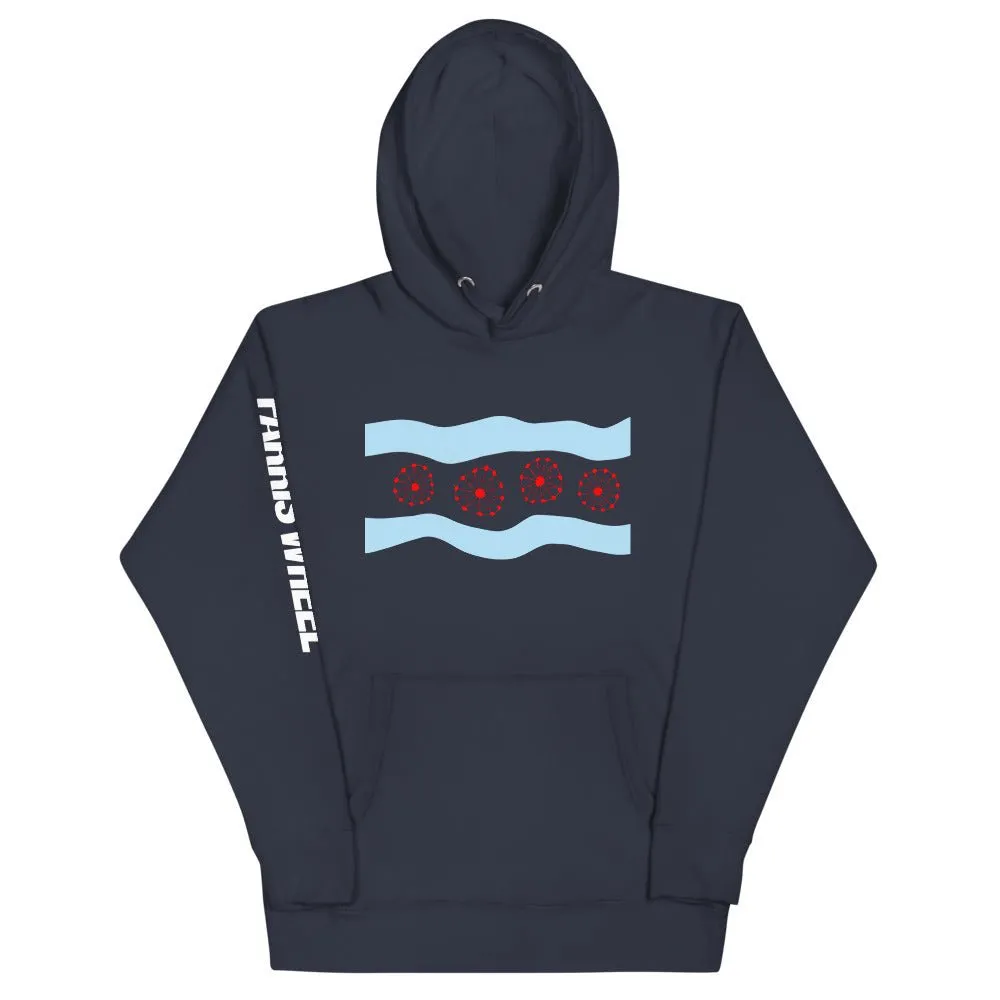 Farris Wheel Chicago Acid House Unisex Hoodie
