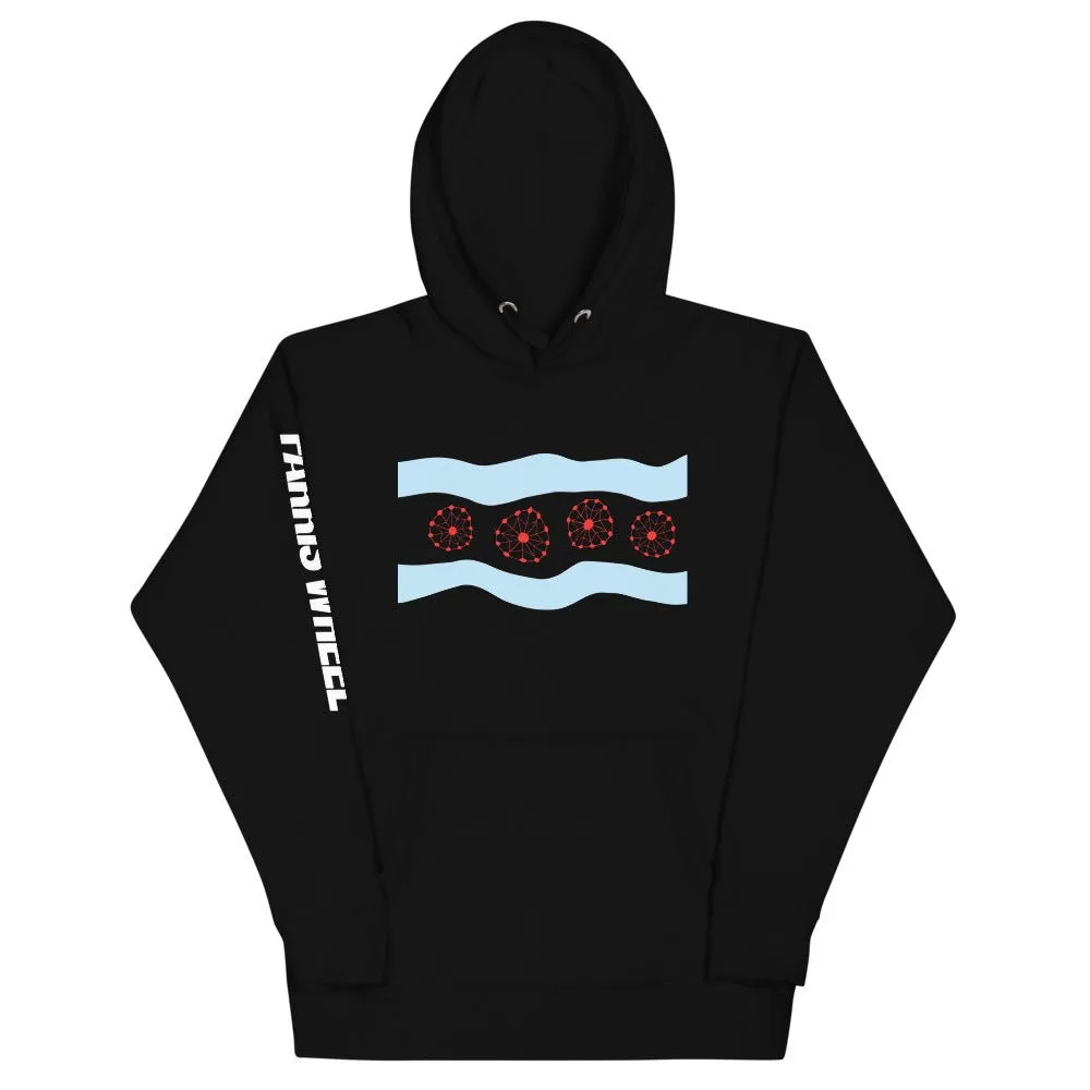 Farris Wheel Chicago Acid House Unisex Hoodie