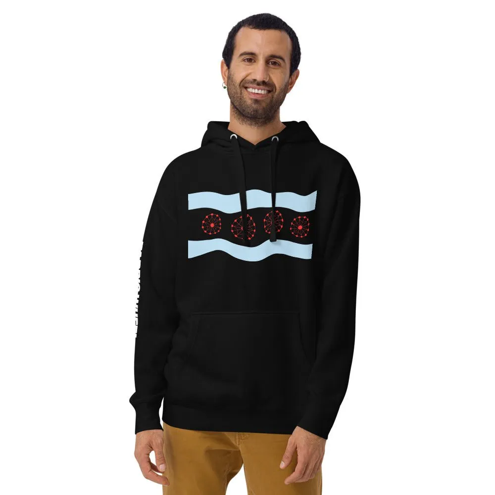 Farris Wheel Chicago Acid House Unisex Hoodie
