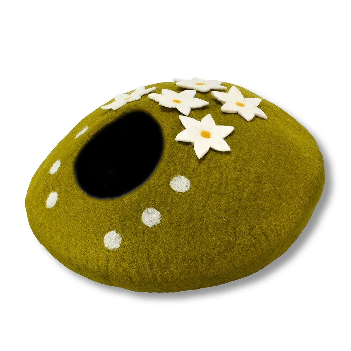 Felted Stars Patch Design Cat House