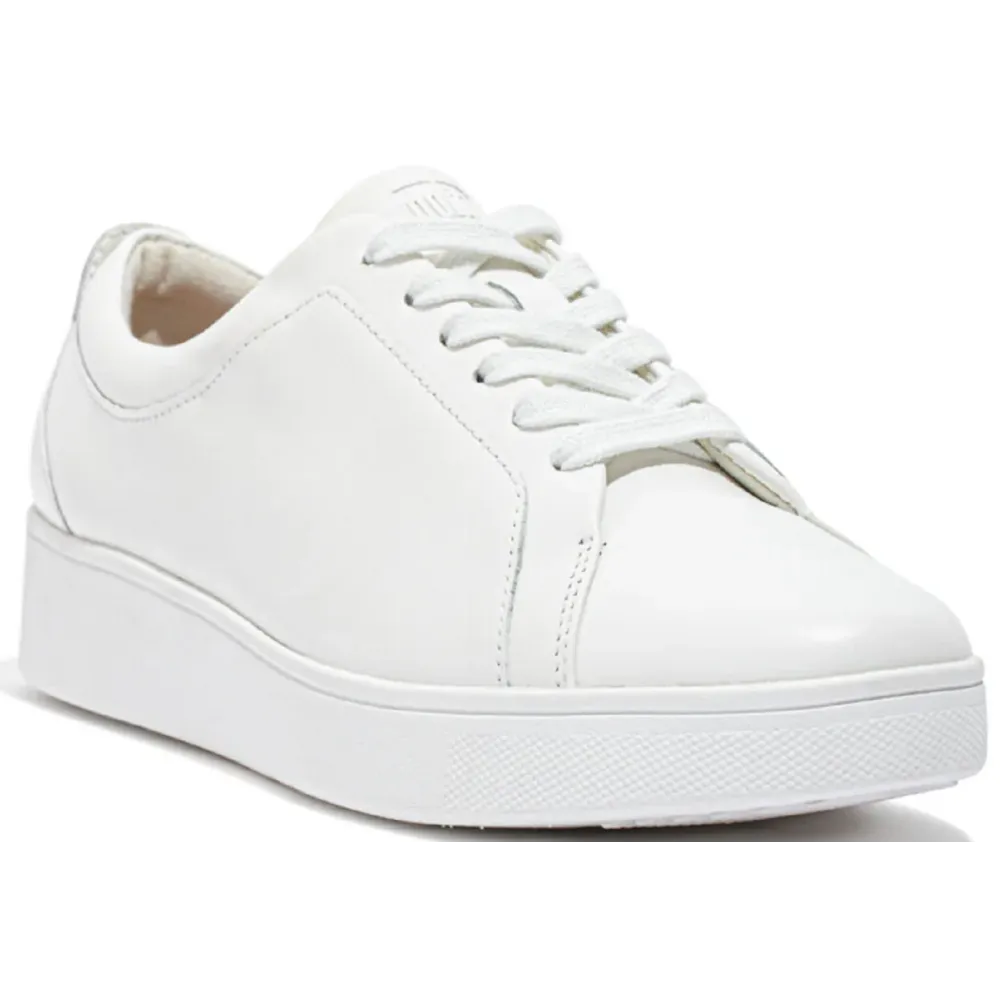 FitFlop Rally Leather Urban White Trainers