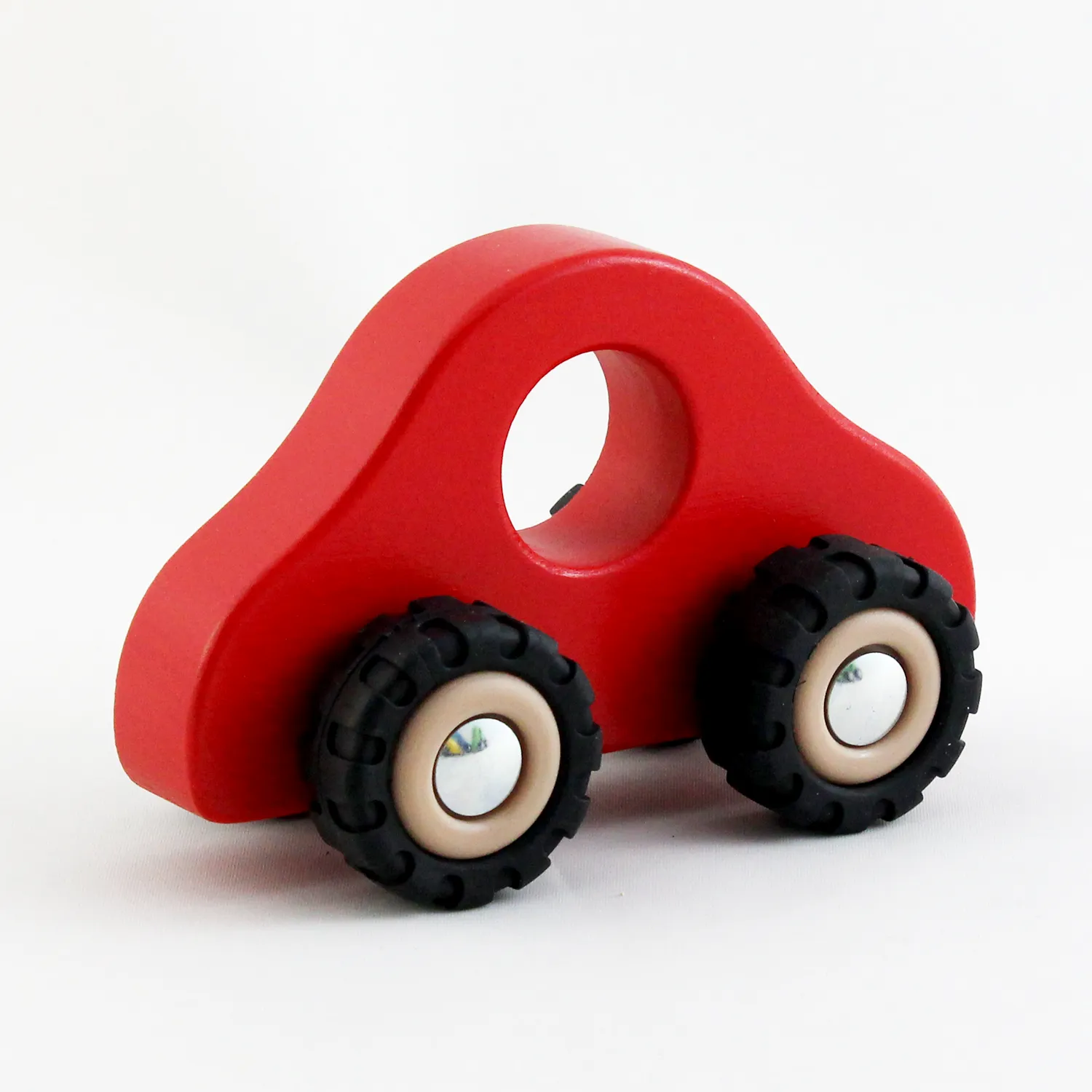 Goki Wooden Push-Along Colour Vehicle