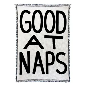 Good at Naps Throw Blanket