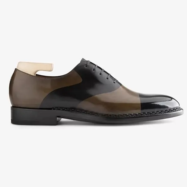 Hand Painted Oxford Shoes Leather Shoes