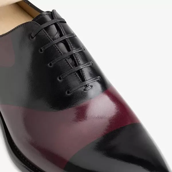Hand Painted Oxford Shoes Leather Shoes