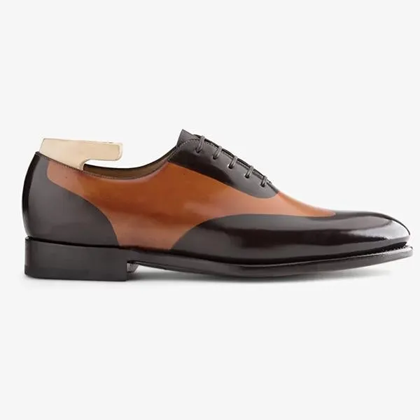 Hand Painted Oxford Shoes Leather Shoes