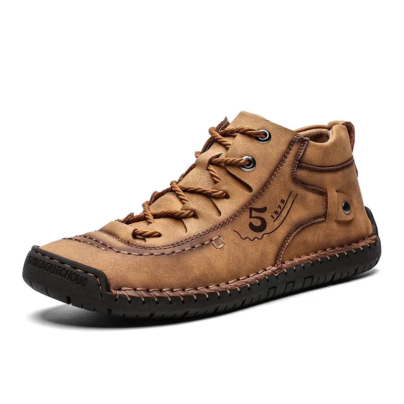 Handmade Leather Casual Men Winter Shoes
