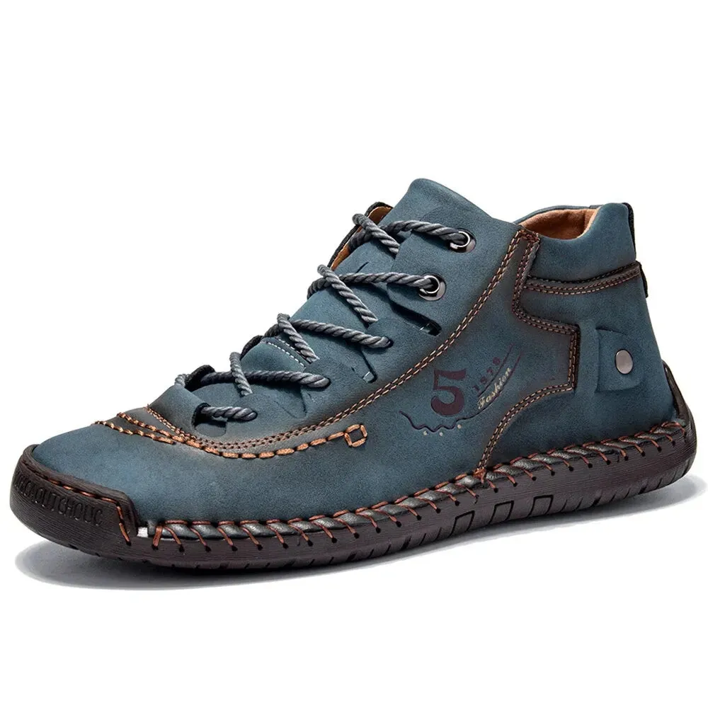 Handmade Leather Casual Men Winter Shoes