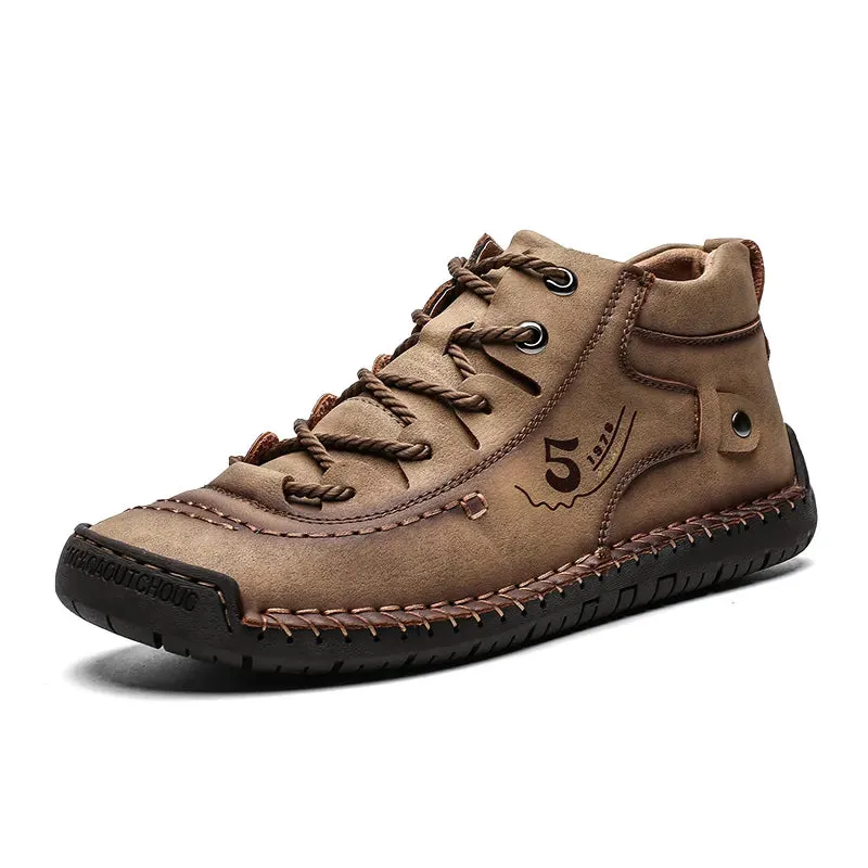 Handmade Leather Casual Men Winter Shoes