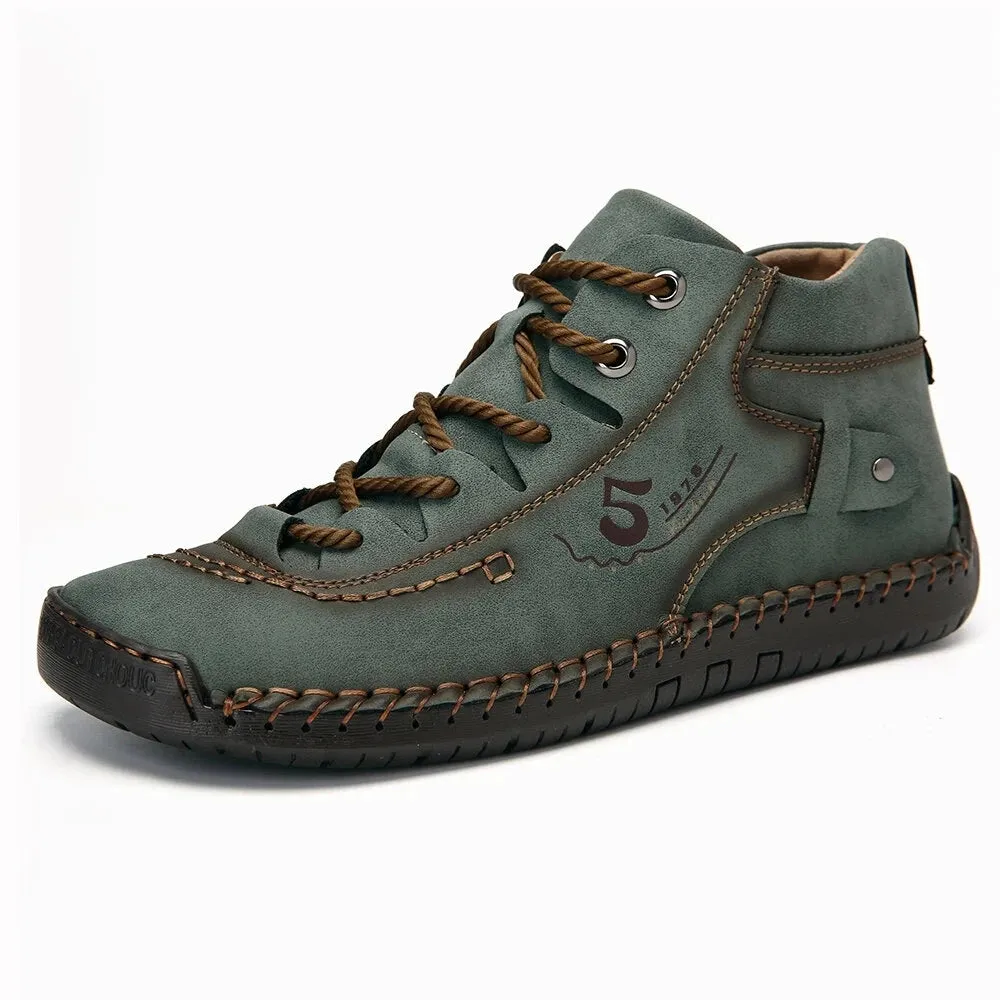 Handmade Leather Casual Men Winter Shoes