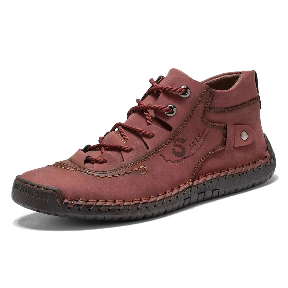 Handmade Leather Casual Men Winter Shoes