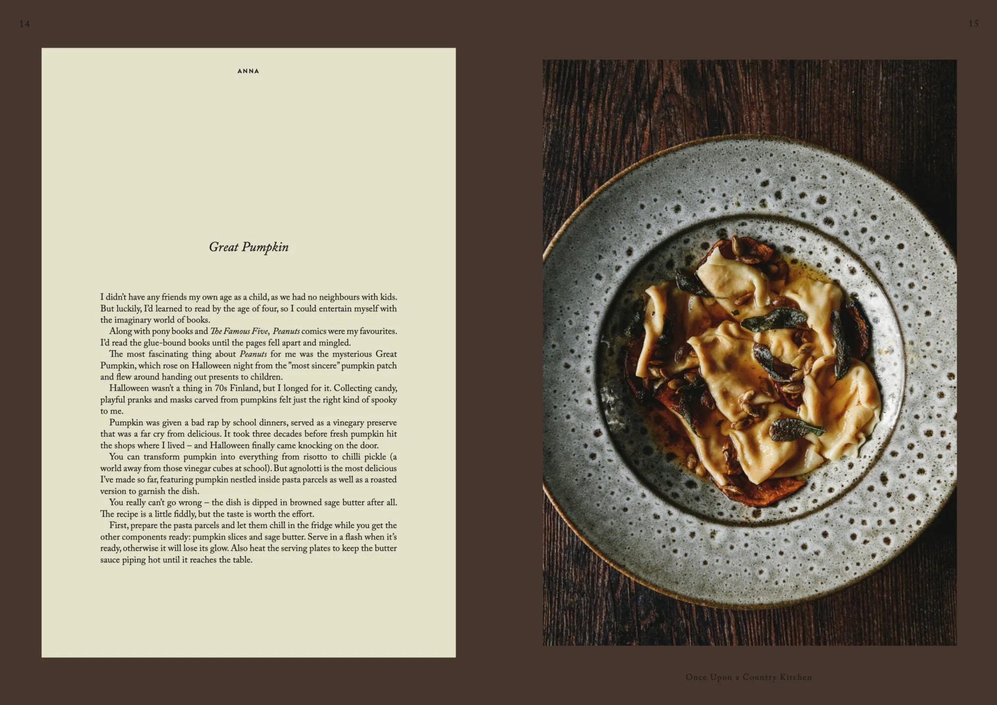 Hardcover Book: Once Upon a Country Kitchen