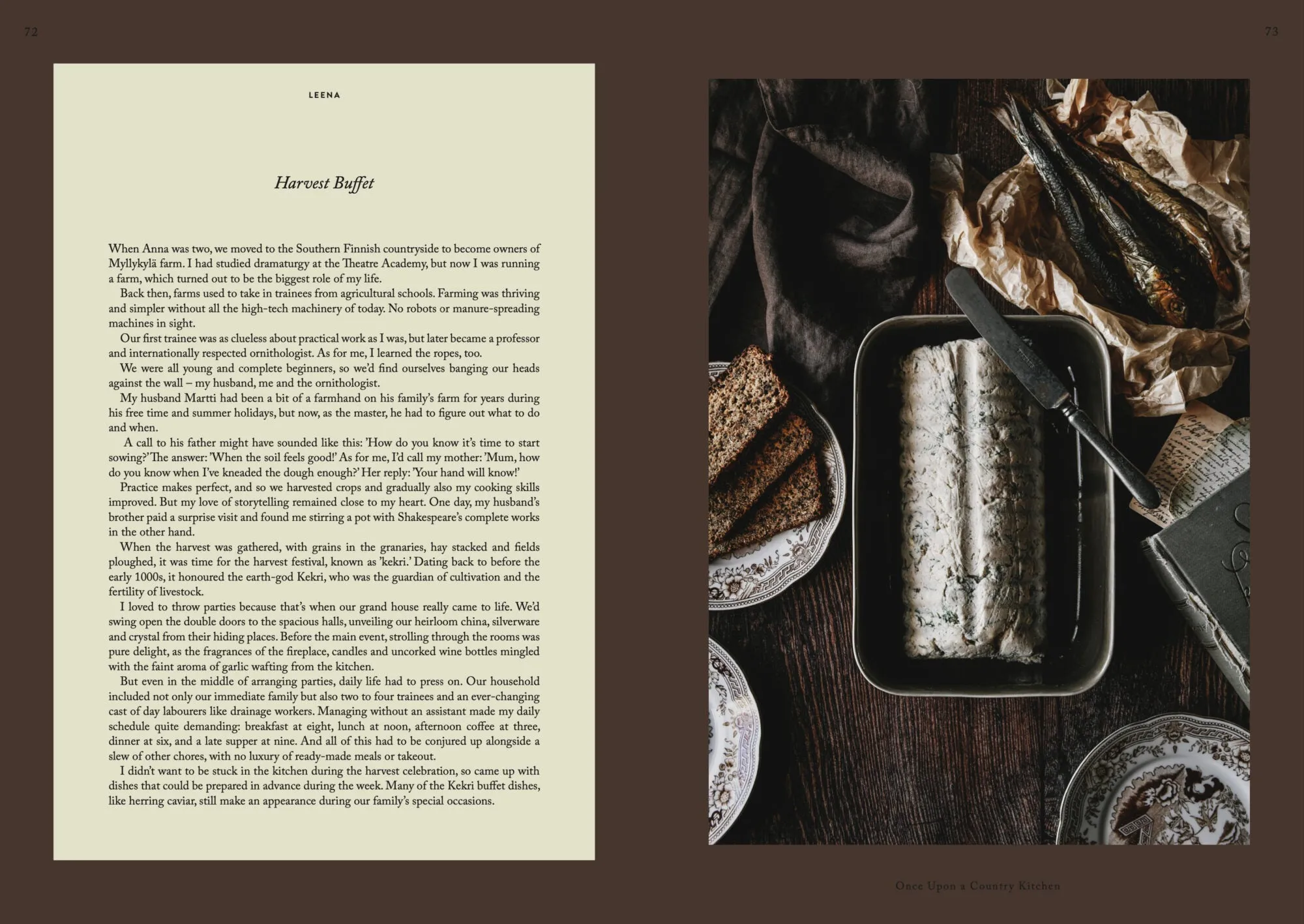 Hardcover Book: Once Upon a Country Kitchen