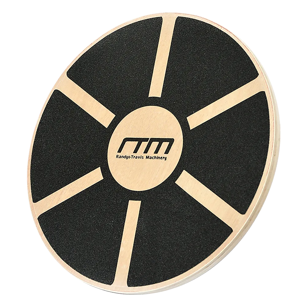 Heavy Duty 15.5" Wooden Balance Board with Non-Slip Pad [ONLINE ONLY]