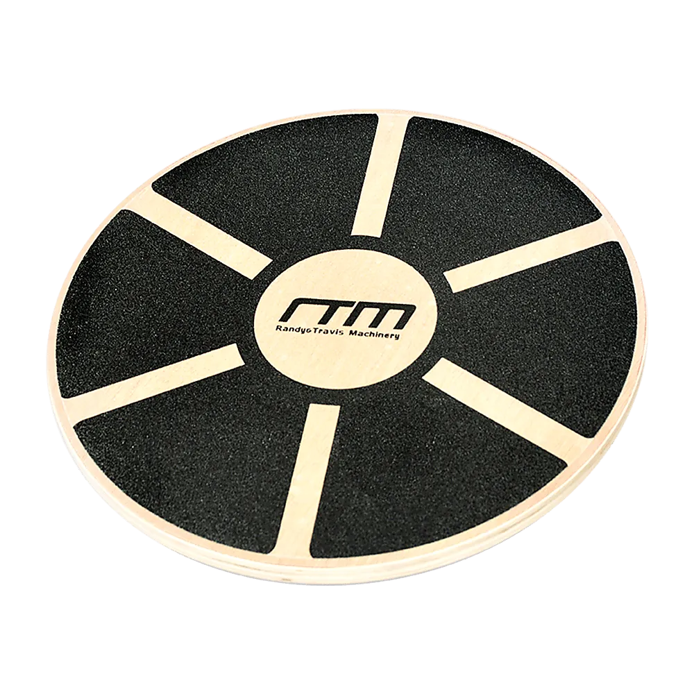 Heavy Duty 15.5" Wooden Balance Board with Non-Slip Pad [ONLINE ONLY]