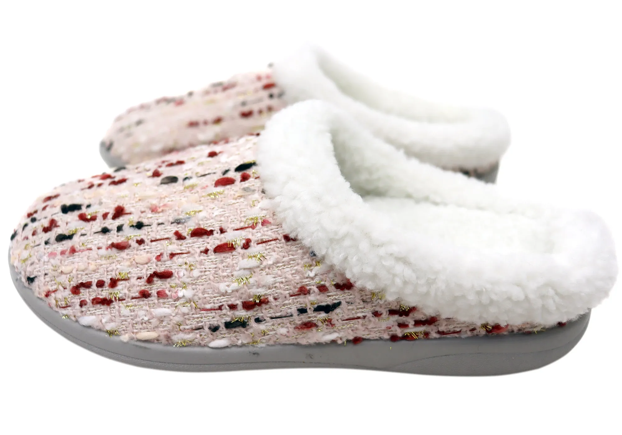Homyped Glade Womens Supportive Comfortable Open Back Slippers