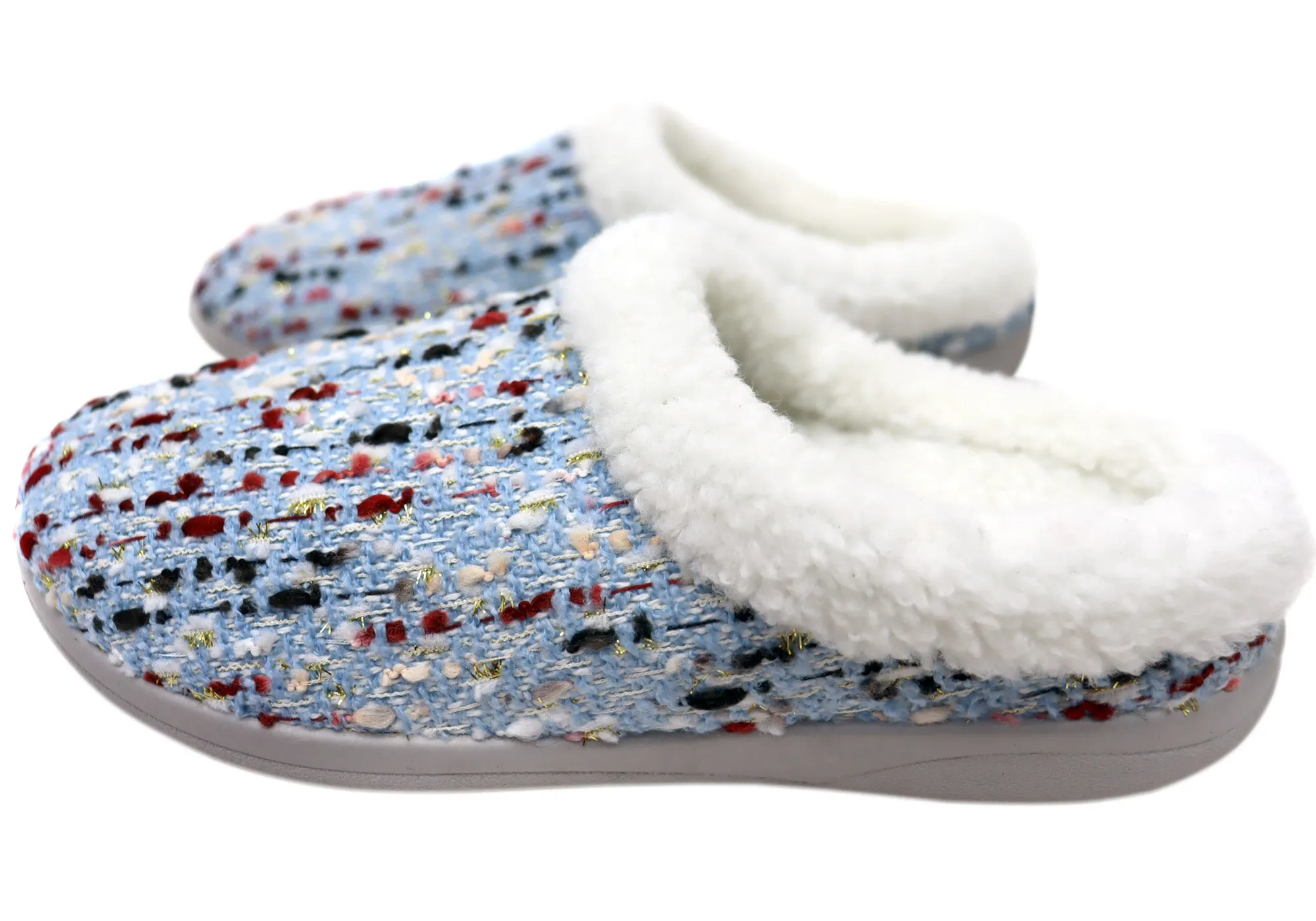 Homyped Glade Womens Supportive Comfortable Open Back Slippers