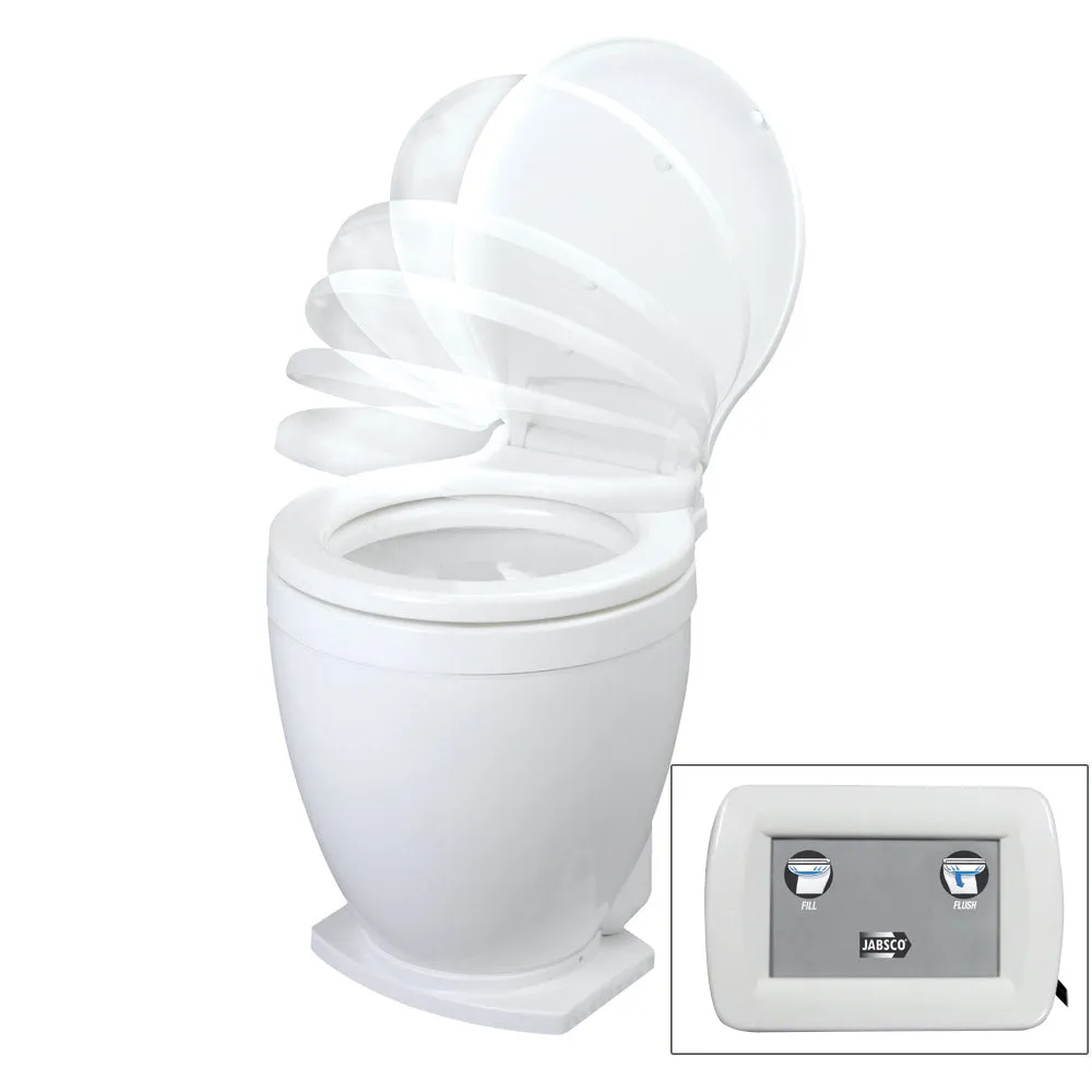 Jabsco Lite Flush Electric 12V Toilet w/Control Panel [58500-1012]