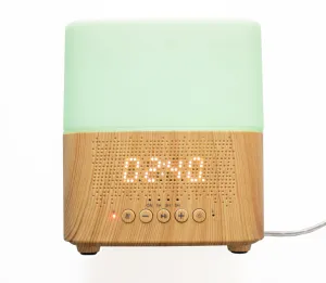 June and May  Aroma Diffuser & Bluetooth Clock Speaker