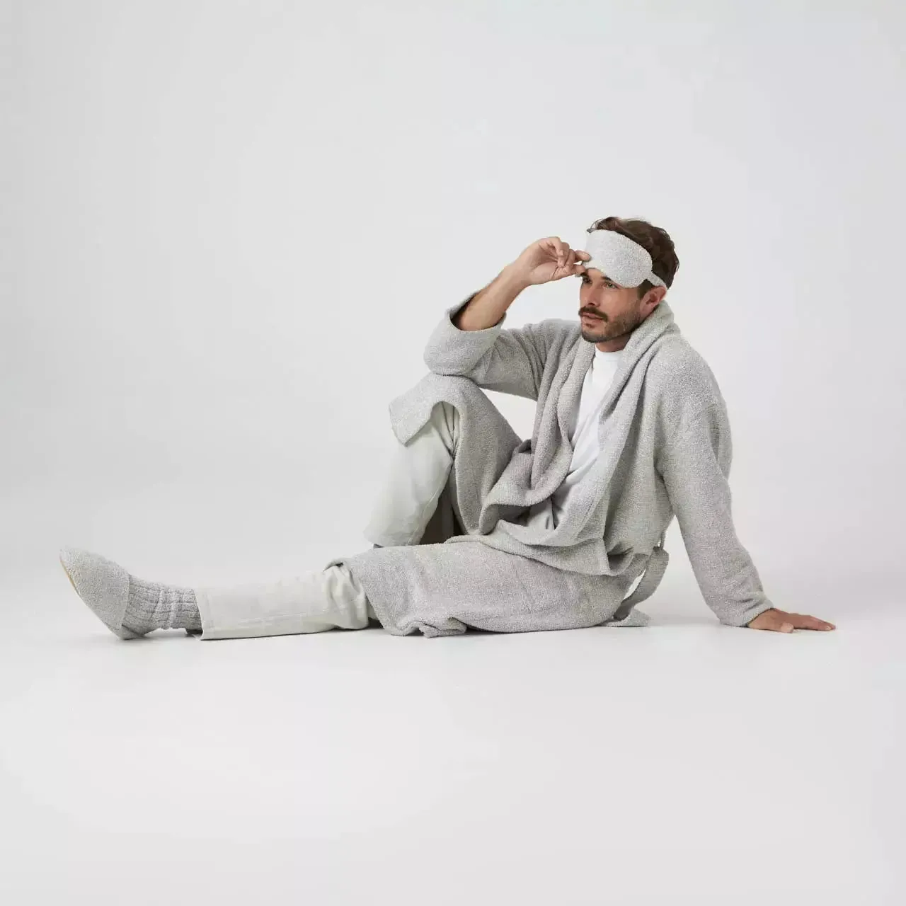 Kashwere Lounge Ultra Plush Slippers Heathered Closed Toe Available Oyster / Bone, Blush / White & Silver Fox / Pewter