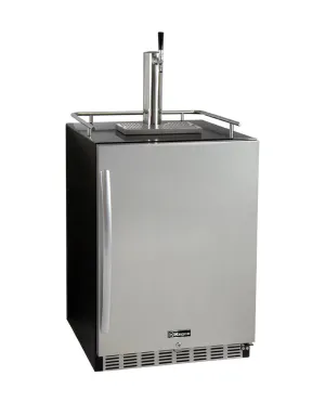Kegco Digital Undercounter Kegerator with X-CLUSIVE Premium Direct Draw Kit HK38BSU-1
