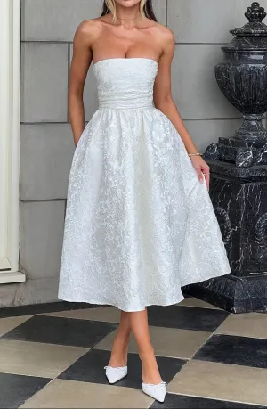 Lara Midi Dress - Ivory