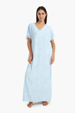 Light Blue Maxi Nightgown