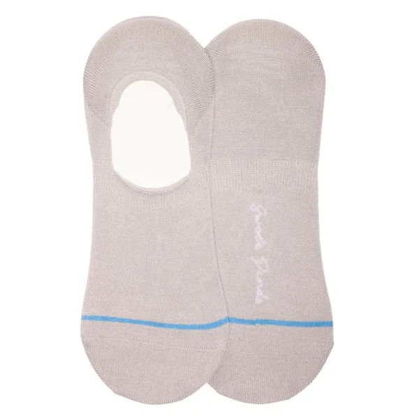 Light Grey No-Show Bamboo Socks by Swole Panda, Size 4-7