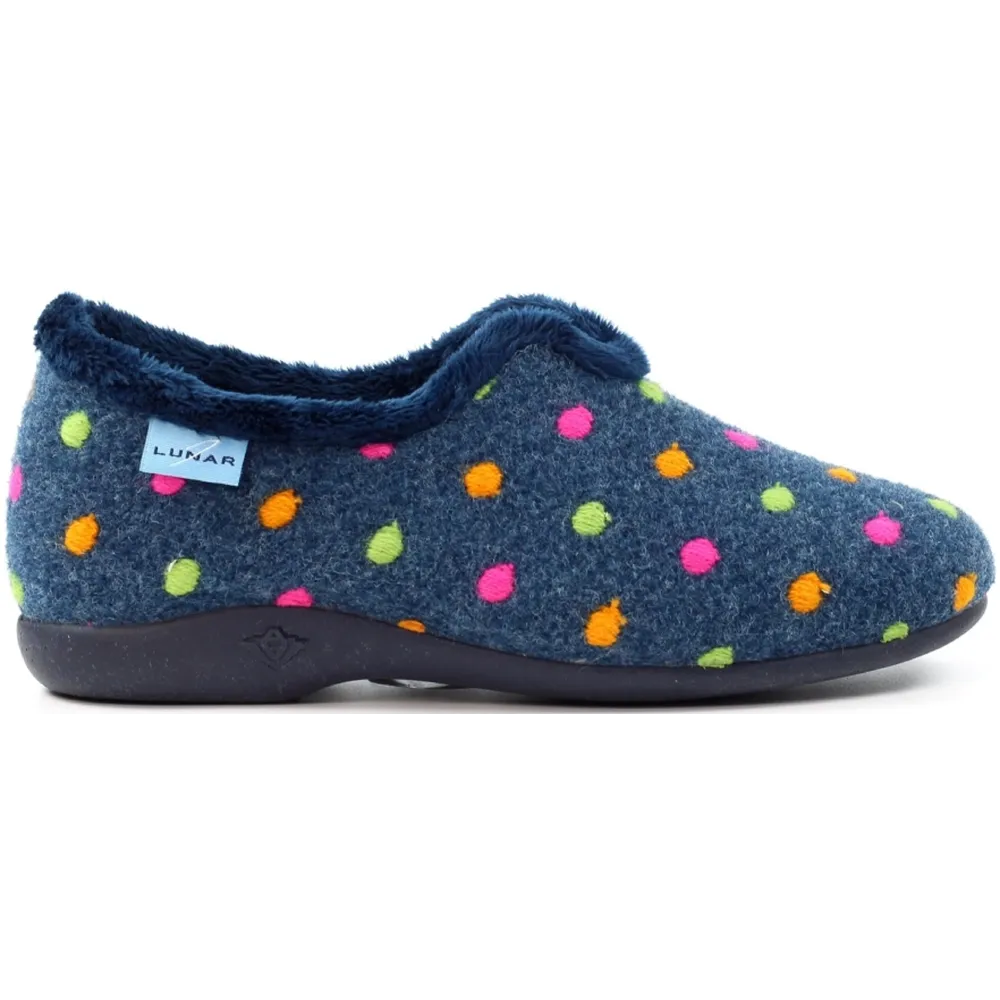 Lunar Studio Navy Slippers