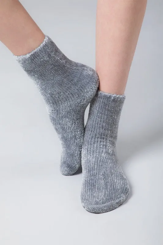 Lux Chenille Socks