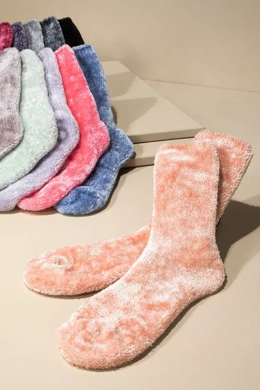 Lux Chenille Socks