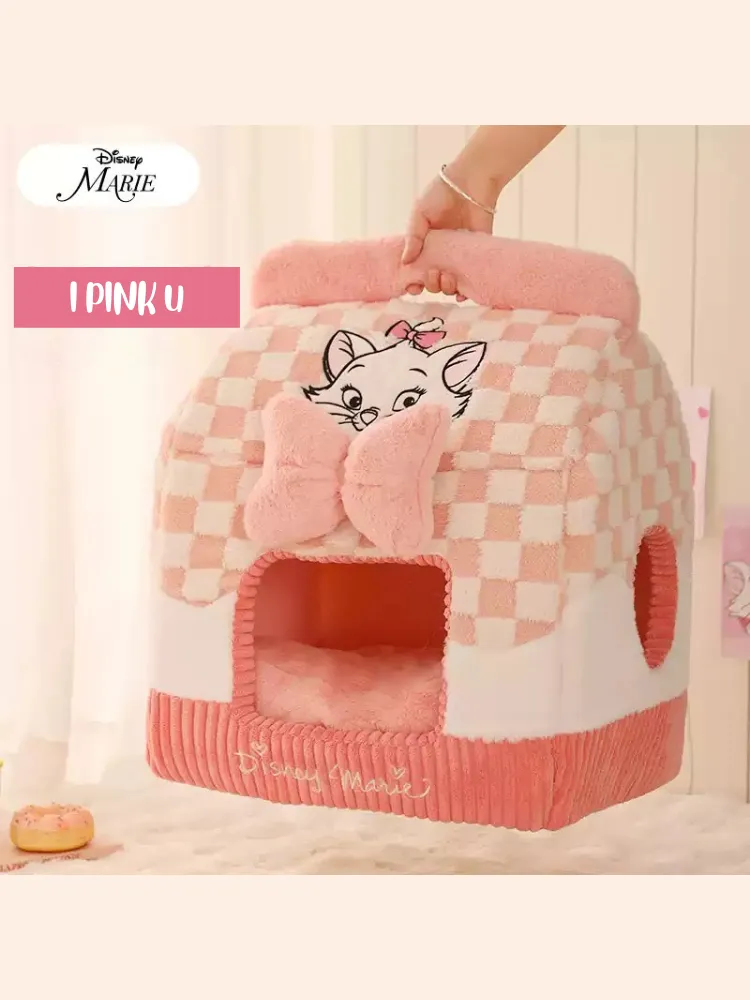 Marie's Cozy Dream House  Soft & Fluffy Cat Bed