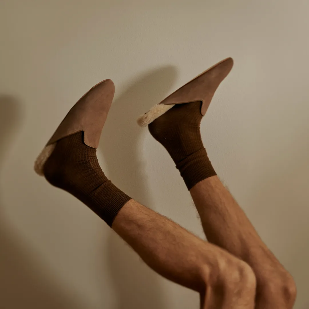Men's Fritz Taupe Shearling