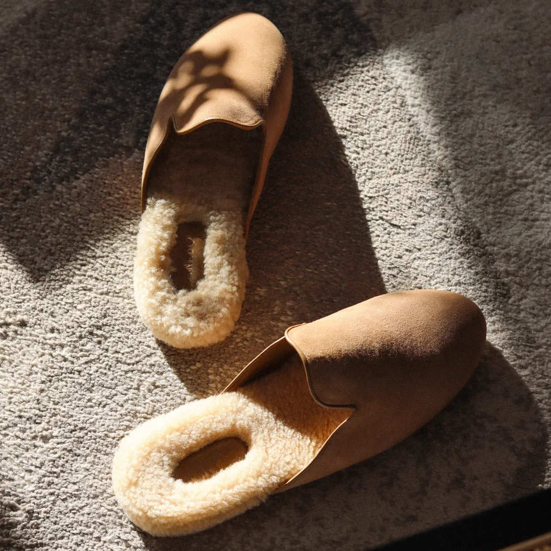 Men's Fritz Taupe Shearling