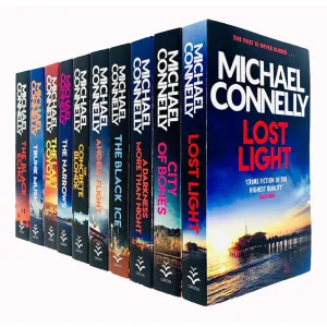 Michael Connelly Harry Bosch Series 10 Books Collection Set (Lost Light, City of Bones)