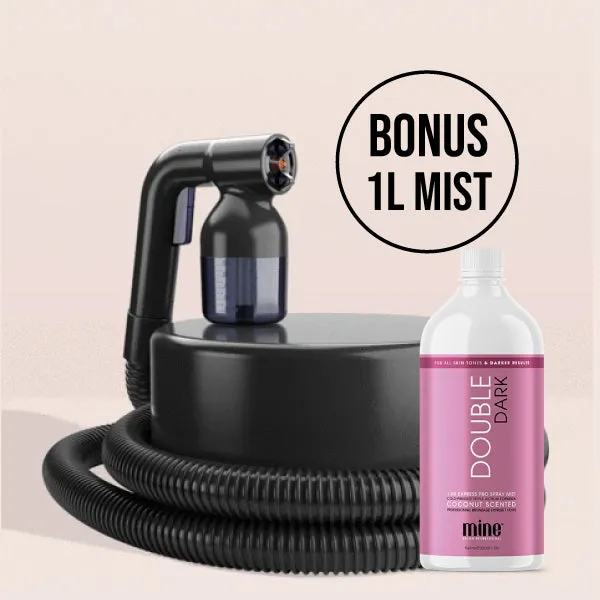 Minetan Tan.Lite Pro Starter Tan Machine Kit - PLUS 1 Litre Tan of your choice