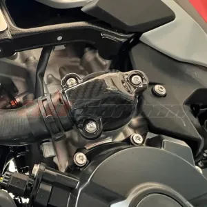 Motorcycle Side Water Coolant Reservoir Pump Cover For Bmw S1000rr 2019-2022 S1000xr 2021-2022 Carbon Fiber 100%