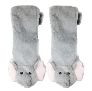 My Elephant - Women's Cozy Sherpa Slipper Socks, Ooh Yeah Socks