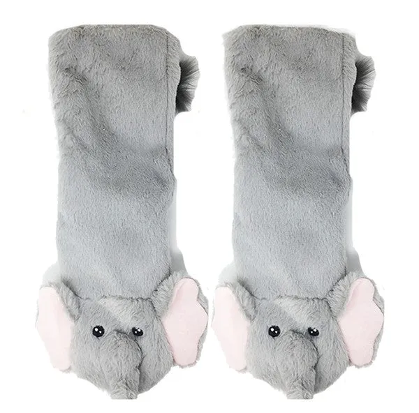 My Elephant - Women's Cozy Sherpa Slipper Socks, Ooh Yeah Socks
