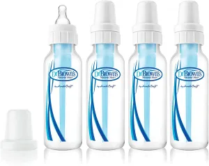 New in box! Dr Brown's Standard Bottles, 8-Ounce, Pack of 4