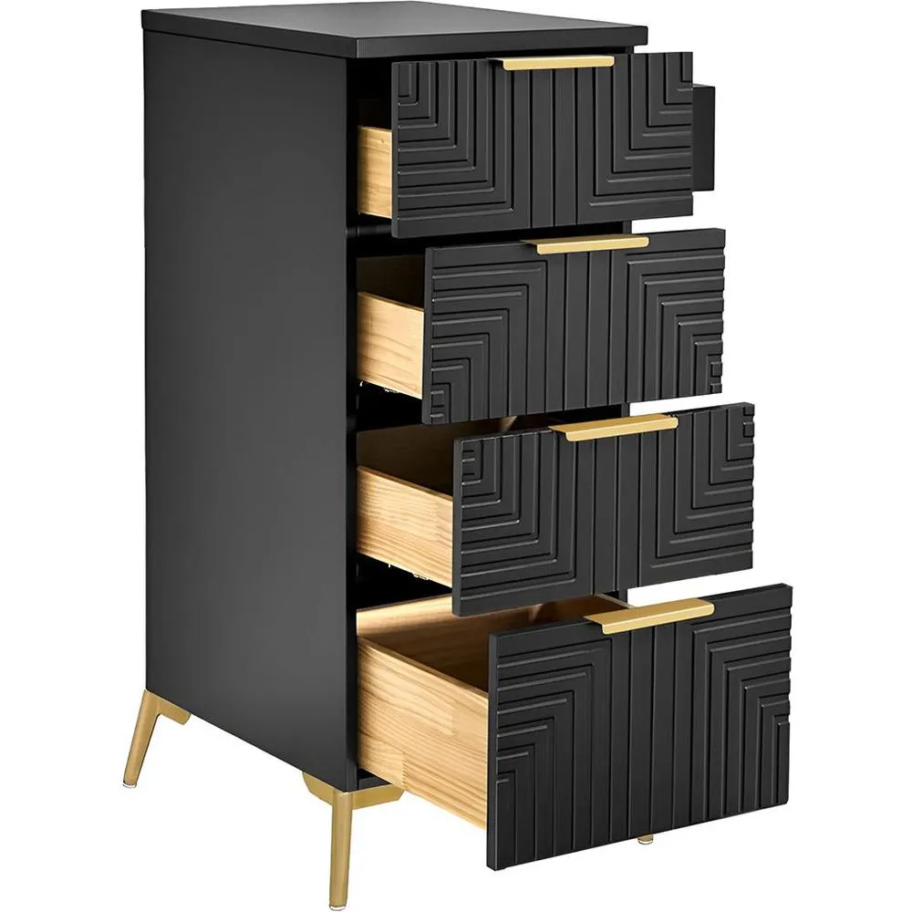 Noelle Free-Standing Styling Station / Black by Deco Salon Furniture