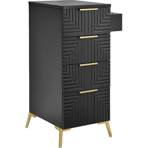 Noelle Free-Standing Styling Station / Black by Deco Salon Furniture