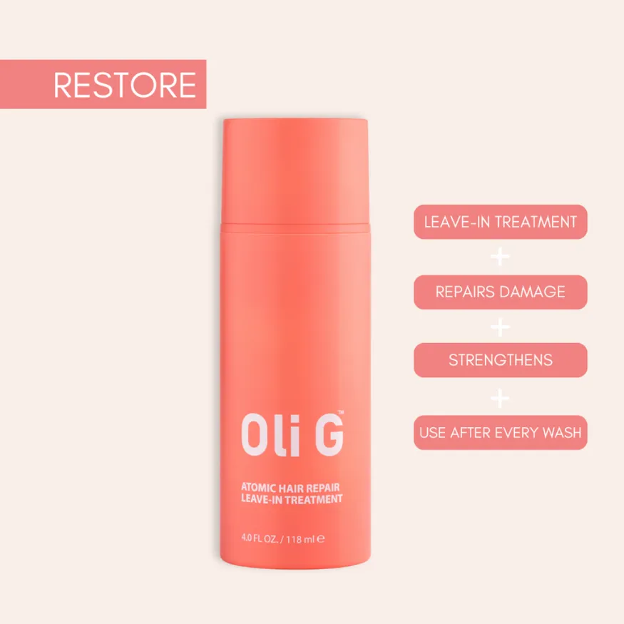 OLI G Atomic Hair Repair Leave-In Treatment | Various Sizes