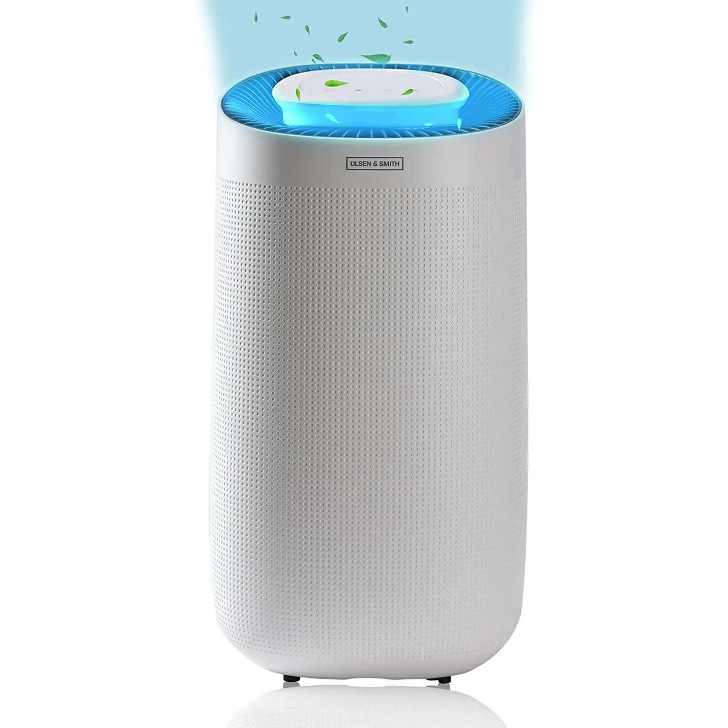 Olsen & Smith 12L/Day Portable Electric Dehumidifier for Home Damp Bedroom Kitchen Bathroom Garage Basement with Auto Humidity Control Settings, Ultra-Quiet Sleep Mode, Child Lock, Auto-Defrost,  3L Tank, 2m Drain Hose & much more