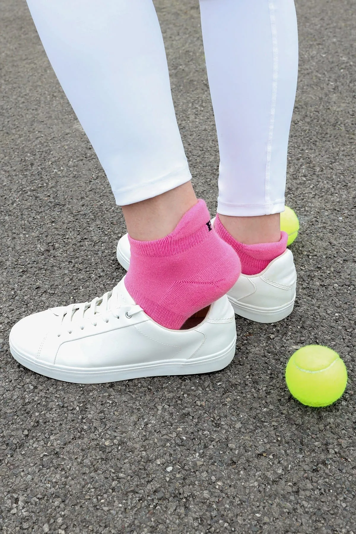 Organic Cotton Women's Trainer Socks | Pink
